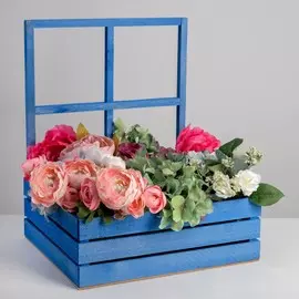 Кашпо флористическое с окном