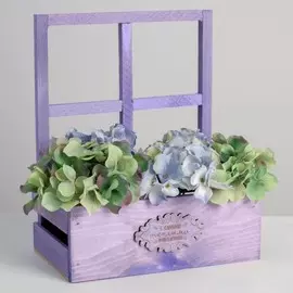 Кашпо флористическое с окном