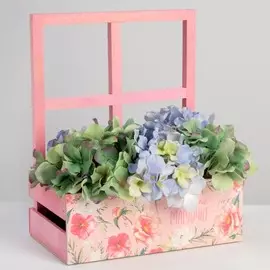 Кашпо флористическое с окном