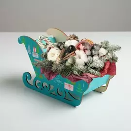 Кашпо новогоднее