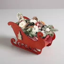 Кашпо новогоднее