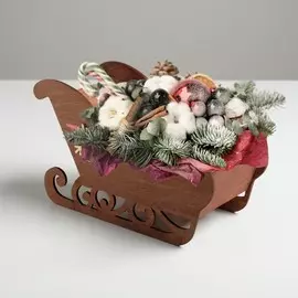 Кашпо новогоднее