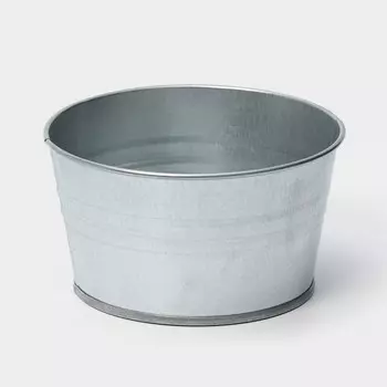 Кашпо оцинкованное, 1,5 л, гост