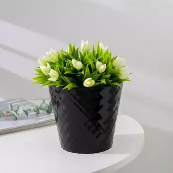 Кашпо с дренажной вставкой