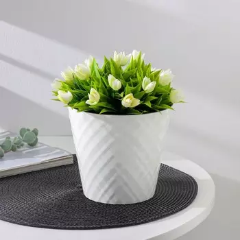 Кашпо с дренажной вставкой