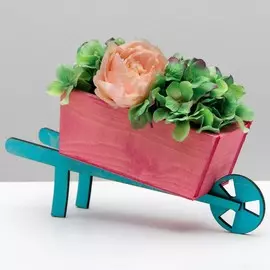 Кашпо-тележка