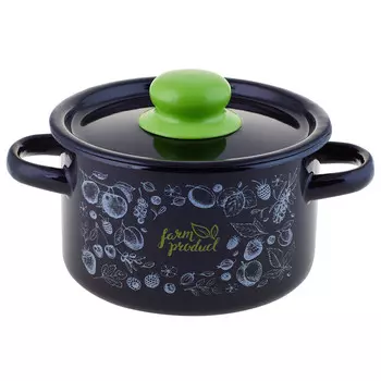 Кастрюля 1,5л цилиндрическая