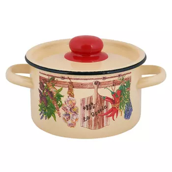 Кастрюля 1,5л цилиндрическая с