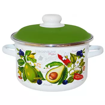 Кастрюля 2,0л цилиндрическая Авокадо