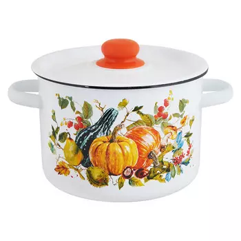 Кастрюля 2,9л цилиндрическая Осень