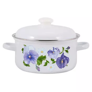 Кастрюля 3,0л Анютины глазки