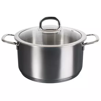 Кастрюля 3,0л стеклянная крышка