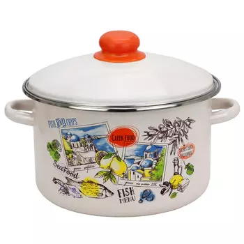 Кастрюля 4,0л Греческая кухня