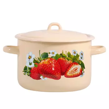 Кастрюля 4,3л Сочная клубника
