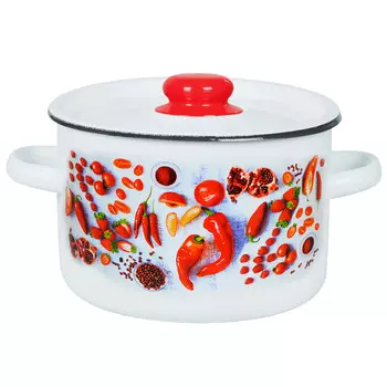 Кастрюля 4,5л цилиндрическая Паприка