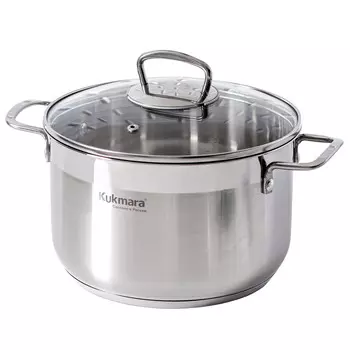 Кастрюля 4,5л стеклянная крышка