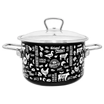 Кастрюля 5,5л цилиндрическая