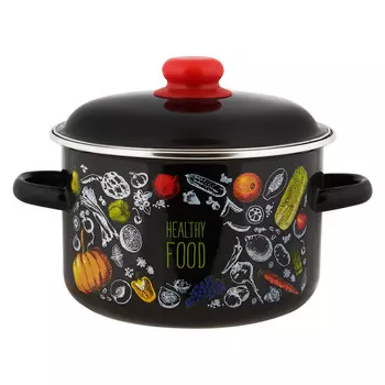 Кастрюля 5,5л цилиндрическая