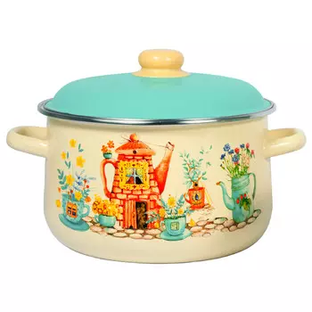 Кастрюля 5,5л коническая Чайный домик