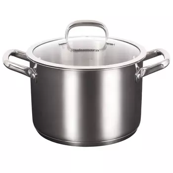 Кастрюля 7,0л стеклянная крышка