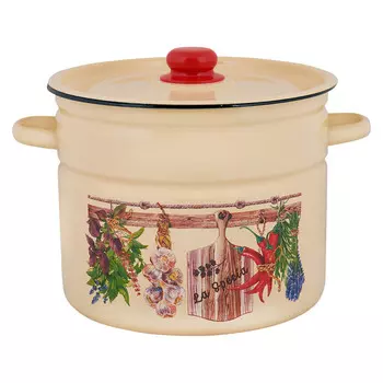 Кастрюля 9,0л цилиндрическая с