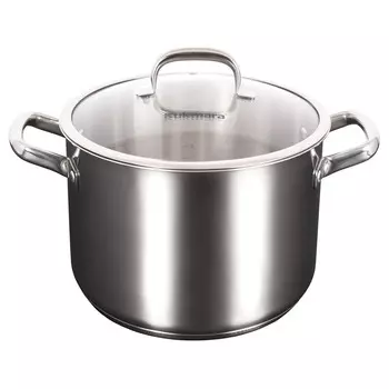 Кастрюля 9,0л стеклянная крышка