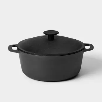 Кастрюля чугунная wild kitchen, 3 л, с крышкой