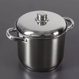 Кастрюля magistro grande, 5.5 л, металлическая крышка, капсульное дно, индукция, нержавеющая сталь