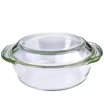 Кастрюля из термостойкого стекла