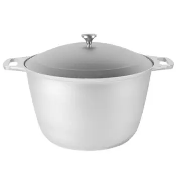 Кастрюля литая 10л алюминиевая крышка