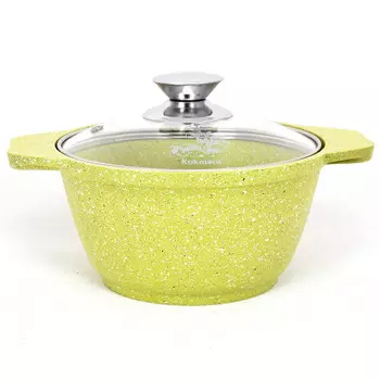 Кастрюля литая 1,0л стеклянная крышка