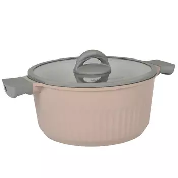 Кастрюля литая 4,2л стеклянная крышка