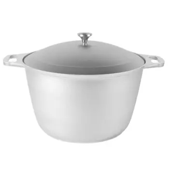 Кастрюля литая 8,0л алюминиевая крышка