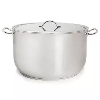 Кастрюля нерж цельнотянутая 40л мет/кр ТРС-3