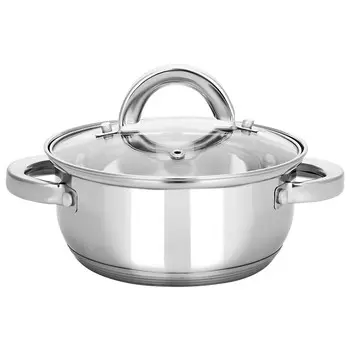 Кастрюля нержавеющая 1,0л