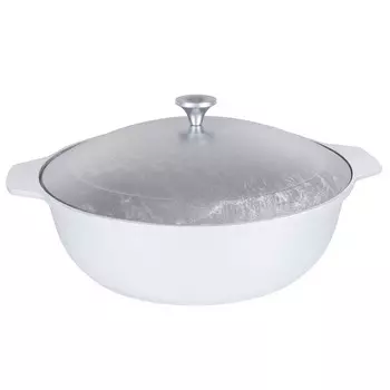 Кастрюля-жаровня литая 3,0л алюминиевая крышка
