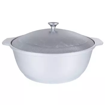 Кастрюля-жаровня литая 4,0л алюминиевая крышка