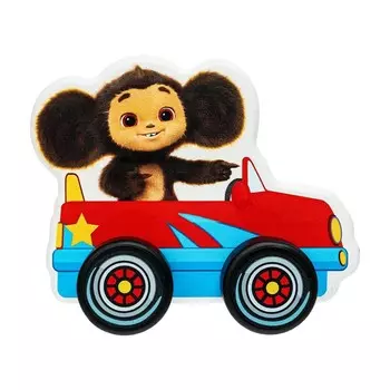 Каталка деревянная Чебурашка, Буратино CHEB-43