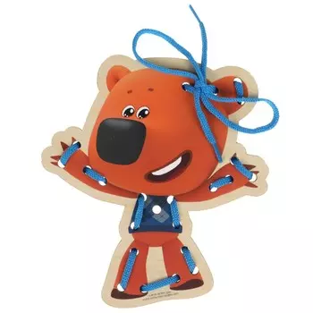 Каталка деревянная Ми-ми-мишки, Буратино MMM-10