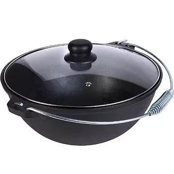 Казан чугунный с крышкой