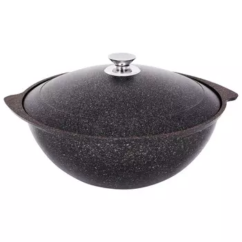 Казан литой 6,0л для плова алюминиевая крышка