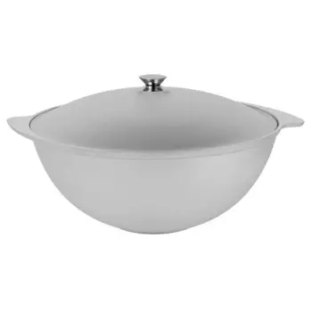 Казан литой 9,0л для плова алюминиевая крышка