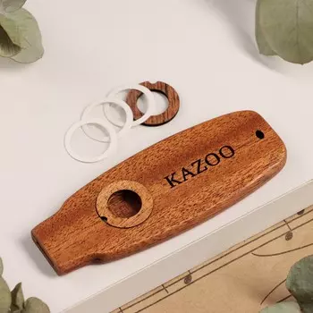 Казу music life, деревянный, 9.52.8 см, элипс