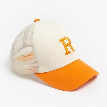 Кепка детская minaku, р-р 53, цв. оранжевый