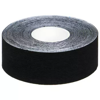 Кинезиотейп onlytop, 2,5 см х 5 м, цвет черный