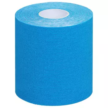 Кинезиотейп onlytop, 7,5 см х 5 м, цвет голубой