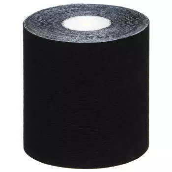 Кинезиотейп onlytop, 7,5 см х 5 м, цвет черный