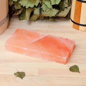 Кирпич из гималайской соли, шлифованный, 20102,5см,