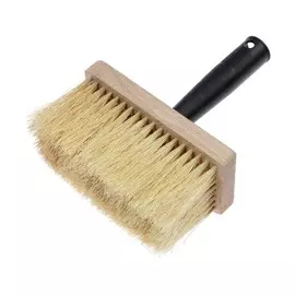 Кисть-макловица lom, 150х70х16 мм, 102 пучка, натуральная щетина, пластиковая рукоятка, бук