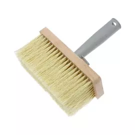 Кисть-макловица lom, 170х70х16 мм, 112 пучка, натуральная щетина, пластиковая рукоятка, бук